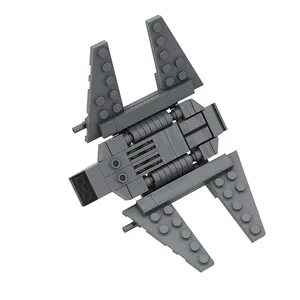 Goldmoc Star Shuttle Micro Scale Wars MOC-140480 Zeta-class Heavy Cargo Blocks & Model Building Bricks Toys