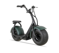 Moto électrique Citycoco 1000W à gros pneus et assistance électrique, style Harleyment, très populaire, scooter électrique très demandé