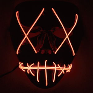 Máscaras <span class=keywords><strong>de</strong></span> luz para fiesta <span class=keywords><strong>de</strong></span> DJ <span class=keywords><strong>de</strong></span> Halloween, máscara LED luminosa <span class=keywords><strong>con</strong></span> brillo, efecto oscuro, máscara <span class=keywords><strong>de</strong></span> <span class=keywords><strong>purga</strong></span> <span class=keywords><strong>de</strong></span> elección, máscara <span class=keywords><strong>de</strong></span> disfraz, accesorios para fiesta <span class=keywords><strong>de</strong></span> Halloween - Product Image 5