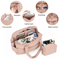 Sac fourre-tout matelassé personnalisé pour femme, grande capacité, élégant, pour le quotidien, sac à bandoulière de voyage