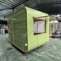Camionnette de restauration rapide mobile personnalisée pas chère, mini-kiosque de rue pour pizzas, burgers, frites, café, glaces, en fibre de verre et aluminium