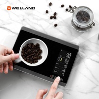 Hoogprecieze digitale slimme keukenweegschaal van 1 gram, 500g, gehard glas, oplaadbaar, automatische uitschakeling voor koffie, fruit en voedingswaarden