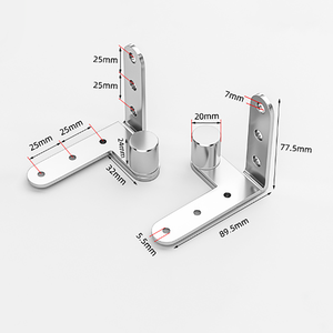 <span class=keywords><strong>Bisagras</strong></span> angulares de 90 grados de cierre suave en forma de L de acero inoxidable Característica de ocultación de diseño moderno industrial para hoteles - Product Image 5