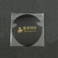 Disque anti-goutte pour vin avec logo personnalisé, carte imprimée sur mesure et emballage individuel