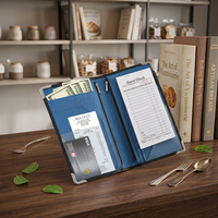 Buku Server kulit PU cek Presenter untuk kopi & Bar Restaurant restoran Folder penting Hotel & pasokan restoran