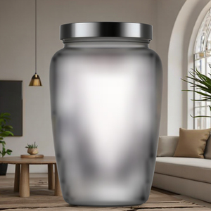 Tarro de vela de vidrio Premium para hacer velas de cera, decoración del hogar, cafetería y vajilla, acento de mesa para interiores elegantes - Product Image 1