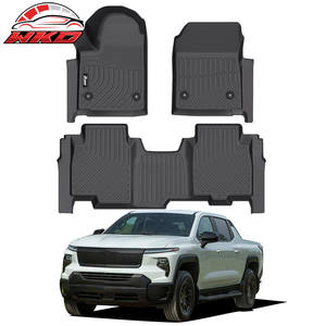Tapis de sol et tapis de coffre TPE 3D moulés, imperméables, compatibles avec Chevy Silverado EV et GMC Sierra EV 2024-2026 - Product Image 1