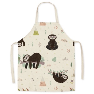 Promotional Gift Unisex Sleeveless Cartoon <b>Work</b> <b>Apron</b> Industrial Strength Polyester for Chefs Gardeners & Artists High Quality - Product Image 1