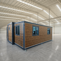 Luxuriöse Modulare Container-Häuser Vorgefertigte Modulare 20-40ft Faltbare Vorgefertigte Tragbare Erweiterbare Container-Häuser