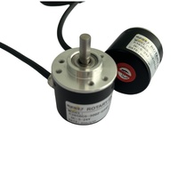 Encoder Rotary AB 2-Phase 600ppr 38mm Shaft 6mm Tegangan 24V 3806-100BM-G5-24C Incremental Diameter 38mm untuk Encoder