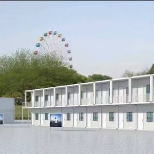 20ft pieghevole prefabbricato casa contenitore Mobile cabina modulare per alloggi temporanei - Product Image 3