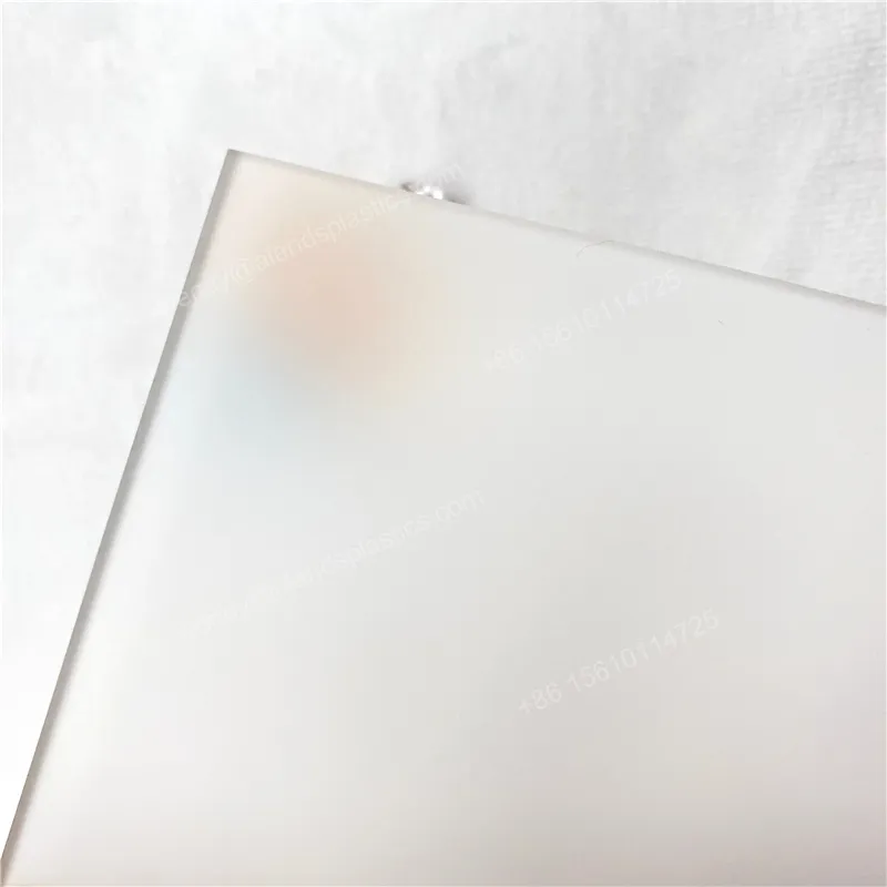 Alands acrylic sheet matte abs acrylic cast bucket frosted pmma sheet