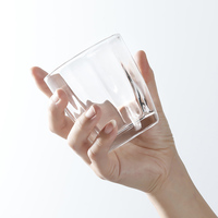 Ensemble de verres à rayures verticales multicolores 295 ml – Gobelets réutilisables pour l'eau, parfaits pour la maison, les invités et la table.
