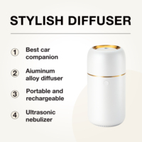 Diffuseur d'arômes portable haut de gamme, simple et neuf, en alliage d'aluminium pour la maison
