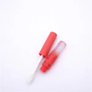 Gradient Colors Slim Round Red Lip Gloss Mini Tubes 1ml Customization