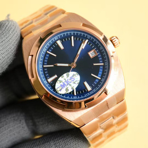 4500 Top Luxury Rose Gold Stainless Steel <b>Case</b> Royal Blue Dial Date Multifunctional Automatic Mechanical <b>Watch</b> - Product Image 3
