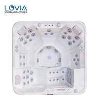 Bain à remous de luxe LOVIA Spa Tub Balboa, jacuzzi extérieur pour 6 personnes, bain à remous écoénergétique, bain à remous massant, bain à remous hydrothérapeutique