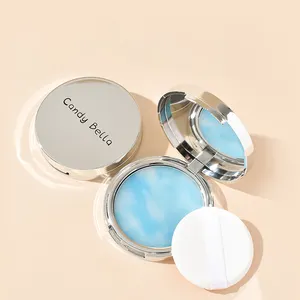 Candy Bella Matte Transparent Oil Control Non Dry Face Setting Pressed Powder Long Lasting Moisturizing Waterproof Skin Fr