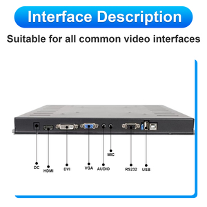 Moniteur de jeu tactile vertical 27 pouces 2K capacitif USB 4:3 avec panneau en verre LED lumineux neuf - Product Image 5