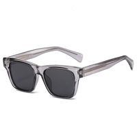 Lunettes de soleil polarisées anti-ultraviolets tendance Twooo T98265, monture intégrale minimaliste, pour hommes et femmes, avec insert miroir CP