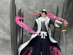 2023 populaire 32.5cm 12.9 pouces BLEACH <span class=keywords><strong>Kuchiki</strong></span> Byakuya Original haute qualité modèle Figura BLEACH figurine Anime Figure - Product Image 3