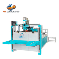 Machine à coller semi-automatique pour carton ondulé, équipement de fabrication de cartons ondulés, norme d'exportation