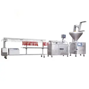 Automatic Vacuum Sausage Making Hanging Machine Production Line Industrial Ham Maker Filler Stuffer With Factory Price