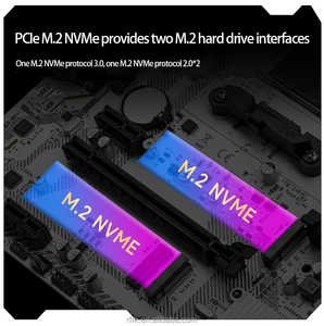 Tarjeta Madre JGINYUE B350M-PLUS ARGB GAMING M-ATX Compatible con CPU AMD Ryzen 5600X/5700X/5700X3D/5800X/<span class=keywords><strong>5900X</strong></span>/5950X <span class=keywords><strong>DDR4</strong></span> - Product Image 5