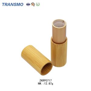 Conteneur de baume à lèvres en bambou écologique haut de gamme, tubes de rouge à lèvres compostables et biodégradables avec bouchon à vis pour cosmétiques - Product Image 4
