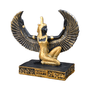 Statue de déesse égyptienne en résine Isis et Bastet, sculpture sur mesure OEM, décoration de l'Égypte ancienne pour la maison et l'hôtel - Product Image 1