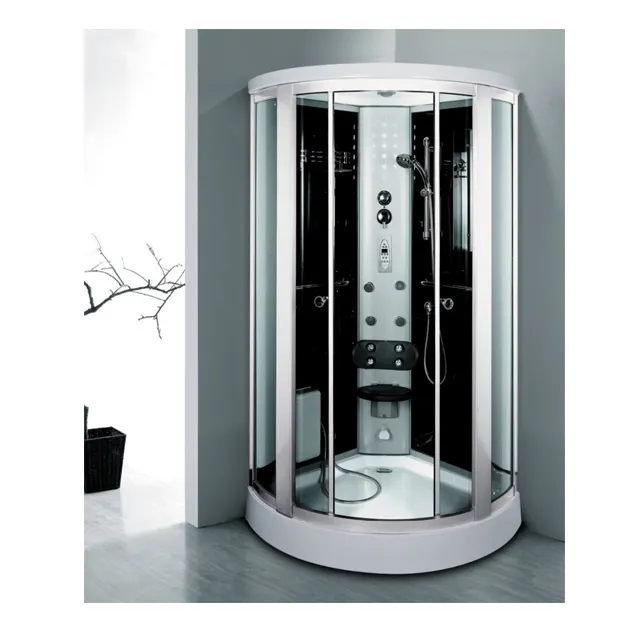Factory direct supplier bathroom bath steam enclosure glass shower cabin with shower