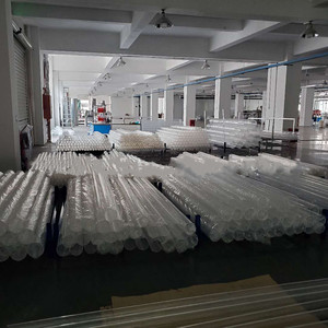 Yüksek saflıkta şeffaf <span class=keywords><strong>PMMA</strong></span> malzeme boru su tünel tüp slayt akrilik tüpler DIY su parkı - Product Image 5