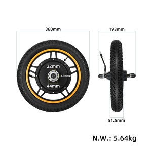 มอเตอร์ Kukirin C1 Pro (B) 48V 500W เครื่องยนต์กำลังสูง อะไหล่ซ่อมล้อสกู๊ตเตอร์ Kukirin C1 Pro ของแท้ - Product Image 3