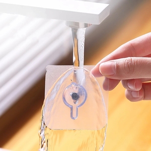 6/8/10 Pezzi Ganci a Vite Trasparenti per Parete, Ganci <span class=keywords><strong>Adesivi</strong></span> per Quadri, Appendiabiti da Parete e Porta, <span class=keywords><strong>Adesivi</strong></span> a Vite per Muro - Product Image 4