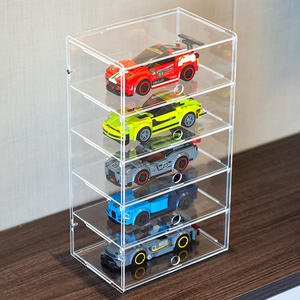 Pour <span class=keywords><strong>Lego</strong></span> Speed Racing Series Car Building Blocks Display Box Armoire anti-poussière avec plastique acrylique transparent en aluminium - Product Image 5