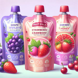 Sacs en plastique personnalisés de 100 ml, 250 ml, 500 ml avec bec verseur pour boissons, eau, <span class=keywords><strong>jus</strong></span> de fruits - Product Image 4