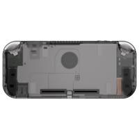 Coques de remplacement personnalisées transparentes noires pour la face avant et l'arrière des manettes Switch Lite pour Nintendo Switch Lite