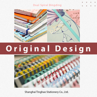 Ensemble cadeau de planificateur quotidien avec logo personnalisé, papier 5,75 x 8,27, reliure en spirale, couverture rigide FSC, design de journal de bureau, papeterie, carnet