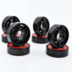 Rodamiento de Bolas de Cerámica Híbrido 608 2RS Negro, 8*22*7mm, Rodamiento de Nitruro de Silicio para Patines de Ruedas, Monopatín, Rodamientos en Miniatura - Product Image 2