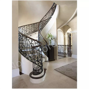 Nordi tùy chỉnh rèn sắt lan can hiện đại sang trọng cổ kim loại tay vịn cho ngôi nhà và biệt thự làm bằng hợp kim nhôm - Product Image 4