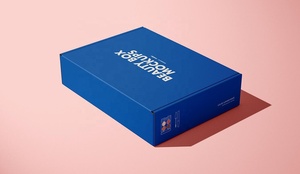 Tùy chỉnh các tông sóng Hộp Quà Tặng màn hình lụa in cho quần áo và cửa hàng bao bì phun cạnh in ấn - Product Image 2