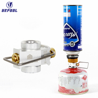 Connecteur de recharge de gaz, poêle de Camping en plein air, 1 pièce, accessoires de remplissage, cylindre, adaptateur, équipement de Camping