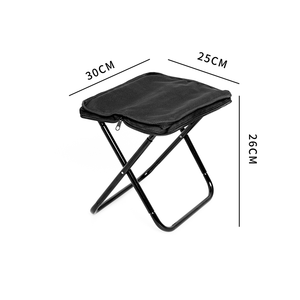 Bolso al aire libre Sillas plegables de doble capa Acero Logotipo personalizado Silla de camping plegable - Product Image 1