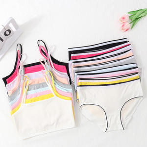 Chaleco de desarrollo para niñas de secundaria, conjunto de ropa interior de algodón que absorbe la humedad, talla S/M/L - Product Image 1