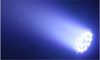 UNOXINE Étanche IP65 Durable 18-Piece LED Par Light DMX512 Contrôle RGBW 6000K Lumière du jour pour Club Stage Theme Park Events