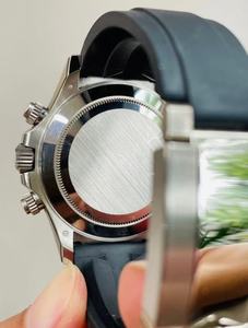 Orologi di Lusso con Cristallo Zaffiro Luminoso, <span class=keywords><strong>Timer</strong></span> Multifunzione, 42mm, Acciaio Inossidabile 904L, Orologi da Polso Hiphop per Uomo - Product Image 5