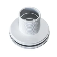 Raccord de retour d'eau léger pour piscine avec double joint d'étanchéité, buse de retour d'eau pour piscine en ABS.