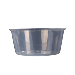 Round Plastic Disposable Basin 3000ml Microwave Safe For Crayfish Takeout Packaging - Product Image 4