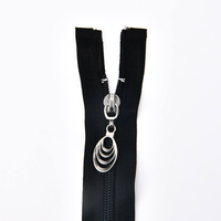 Tissage uni à fil ouvert 4 #   Fermeture éclair en nylon écologique de 20 cm avec curseur tendance pour vestes, manteaux et sacs