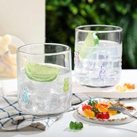Verres à jus motif ours mignon 14oz, verres à vin sans pied en forme d'ours bonbon, tasses à café, fournitures pour fêtes à domicile, cadeau